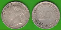 Straits Settlements 20 Cents Victoria 1837-1901 -
