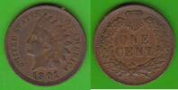USA Indian Head Cent hübsch -