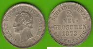 Sachsen 2 Neugroschen Johann 1854-1873, sehr hübsch -