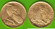 Albanien 20 Franga Ari 1927 V GOLD, Zogu I. Pr&auml;sident 1925-1928, K&ouml;nig 1... 3250,00 EUR Gratis verzending