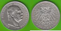 Sachsen-Altenburg 5 Mark 1901 Ernst 1853-1908, selten ss-vz/vz, leicht g... 750,00 EUR  Excl. 6,50 EUR Verzending