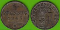 Waldeck und Pyrmont 1 Pfennig 1867 Georg Victor 1852-1893 ss-vz, ein kle... 7,50 EUR  Excl. 4,00 EUR Verzending