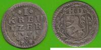 Hessen-Darmstadt 1 Kreuzer 1765 Ludwig VIII. 1739-1768 fast sehr sch&ouml;n 14,50 EUR  Excl. 4,00 EUR Verzending