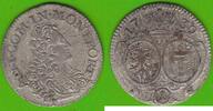Montfort 1 Kreuzer 1732 Anton 1693-1733, selten sehr sch&ouml;n 57,50 EUR  Excl. 6,50 EUR Verzending