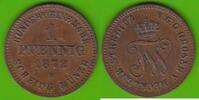 Mecklenburg-Strelitz 1 Pfennig 1872 Friedrich Wilhelm 1860-1904, h&uuml;bsch ... 15,49 EUR  Excl. 4,00 EUR Verzending