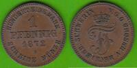 Mecklenburg-Schwerin 1 Pfennig 1872 Friedrich Franz II. 1842-1883, sehr ... 17,50 EUR  Excl. 4,00 EUR Verzending