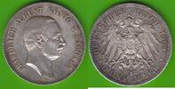 Sachsen 5 Mark 1908 Friedrich August III. 1904-1918, sehr h&uuml;bsch vz+/vz-st 195,00 EUR  Excl. 6,50 EUR Verzending