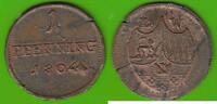 L&ouml;wenstein-Wertheim-Rochefort 1 Pfennig 1804 Dominik Constantin 1789-180... 39,00 EUR  Excl. 6,50 EUR Verzending