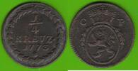 Pfalz Kurlinie 1/4 Kreuzer 1773 Karl Theodor 1742-1799 gutes sehr sch&ouml;n,... 16,95 EUR  Excl. 4,00 EUR Verzending