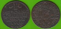 Goslar 1 Pfennig 1750 knappes sehr sch&ouml;n 14,95 EUR  Excl. 4,00 EUR Verzending