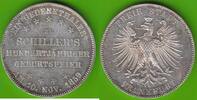 Frankfurt Taler 1859 Schiller, sehr h&uuml;bsch vz-st, winzige Kratzer 189,00 EUR  Excl. 6,50 EUR Verzending