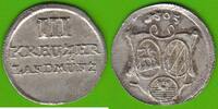 L&ouml;wenstein-Wertheim-Rochefort 3 Kreuzer 1805 Dominik Konstantin 1789-180... 119,00 EUR  Excl. 6,50 EUR Verzending