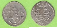Sachsen-Weimar-Eisenach Dreier 1760 vz, übliche Ausprägung 24,00 EUR  Excl. 4,00 EUR Verzending