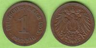 Kaiserreich 1 Pfennig 1902 G seltener Jahrgang ss-vz 24,00 EUR  Excl. 4,00 EUR Verzending