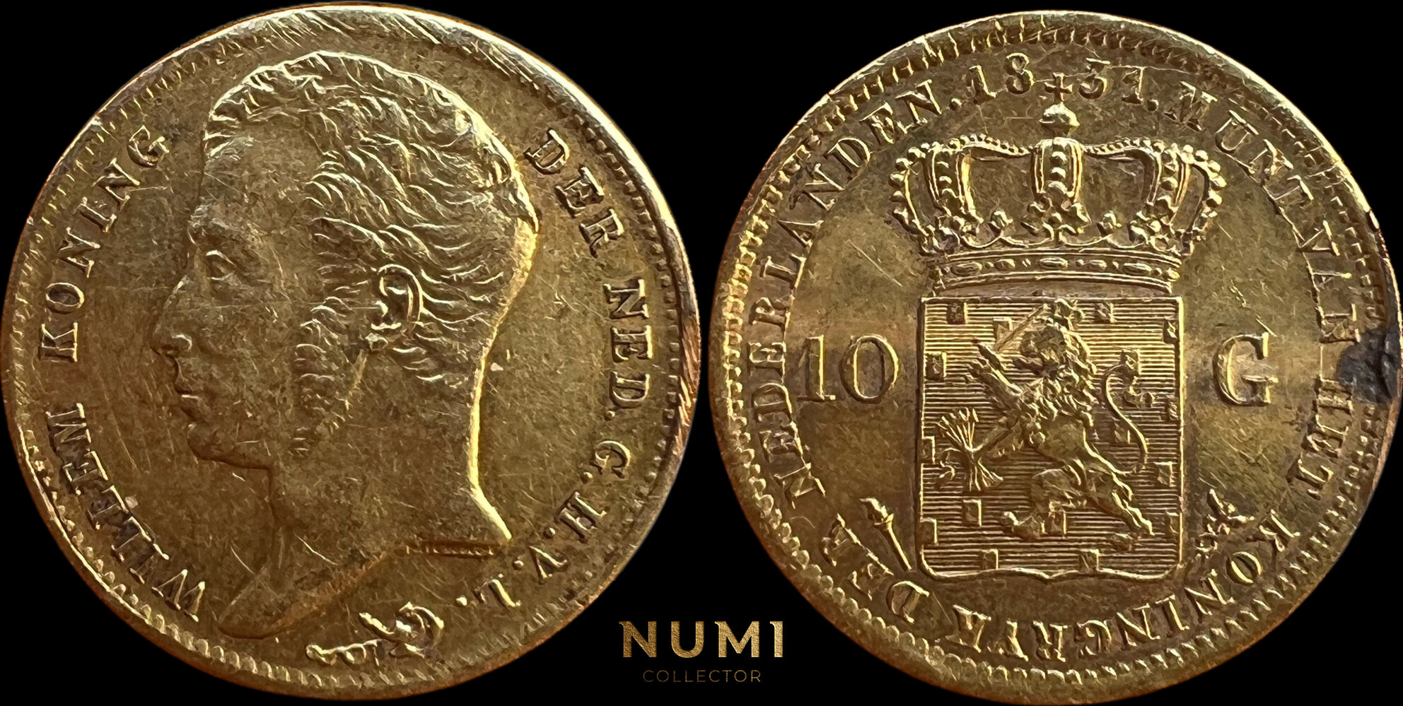 Nederland 10 Gulden 1831 Willem I MA Shops