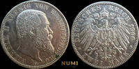 Württemberg 2 Mark 1906 F Wilhelm II vz+ 45,00 EUR  Excl. 18,50 EUR Verzending