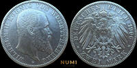 Württemberg 2 Mark 1906 F Wilhelm II ss 25,00 EUR  Excl. 18,50 EUR Verzending