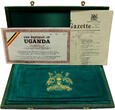 Uganda 2-1000 Shillings 1969 Pope Paul VI in Africa, Set of gold and silver coins PR AU-58