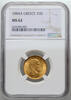 Greece 20 Drachmai 1884-A George I, Paris NGC MS62 1250,00 EUR Gratis verzending