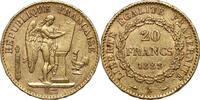 France 20 Francs Paris, Genius, Scarce date -