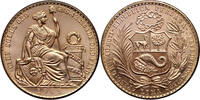 Peru 100 Soles 1969 Lima, Seated Liberty, Scarce date FSTGL 6699,00 EUR Gratis verzending