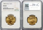 USA 25 Dollars G$25, Gold Eagle, 1/2 oz, Scarce date -