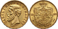 Romania 20 Lei 1883-B Carol I VZ 1399,00 EUR Gratis verzending