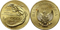 Indonesia 100000 Rupiah 1974 Komodo Dragon STGL- 4349,00 EUR Gratis verzending