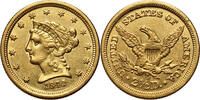 USA 2,5 Dollar 1840-O New Orleans, Liberty SS+ 2699,00 EUR Gratis verzending