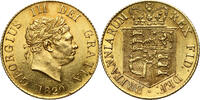 Great Britain 1/2 Sovereign 1820 George III VZ+ 2449,00 EUR Gratis verzending