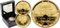 Great Britain 25 Pounds Elton John Proof 1/4 oz -