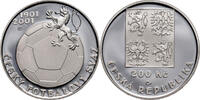 CZECH REPUBLIC 200 Korun 2001 Czech Football Association PP 389,95 EUR  Excl. 25,00 EUR Verzending