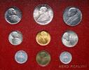 VATICAN 1 Lira to 500 Lira 1958 Pius XII, Set of 9 Coins ST 999,95 EUR  Excl. 25,00 EUR Verzending