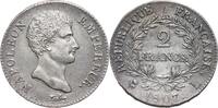 FRANCE 2 Francs Bayonne Mint, Napoleon I, scarce -