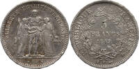 France 5 Francs Hercules, Bordeaux Mint -