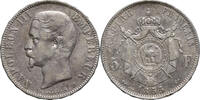 France 5 Francs Napoleon III, Lyon Mint -