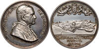 VATICAN Silver medal from 1930, Anno IX Pius XI, Constitution anniversary, Concordat with Italy -