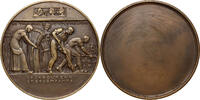 FRANCE Medal Le Laboureur Et Sesenfants, The Ploughman and His Children, Jean Vernon -