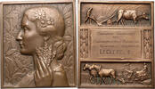 FRANCE Plaque The Trade Union of French Agricultural Machinery Manufacturers, Morlon -