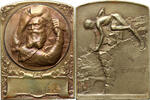FRANCE Plaque L'Effort, Exbrayat/Enault -