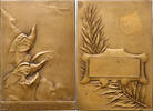 FRANCE Plaque Ligue Aeronautique de France, E. Blin -