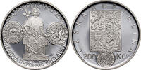 CZECH REPUBLIC 200 Korun 2000 Currency Reform of Wenceslaus II PF 309,95 EUR  Excl. 25,00 EUR Verzending