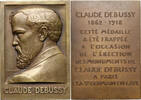 FRANCE Plaque Claude Debussy, P. Turin -