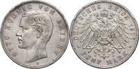 GERMANY (BAVARIA) 5 Mark 1907 D Otto SS+ 50,00 EUR  Excl. 15,00 EUR Verzending