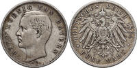 GERMANY (BAVARIA) 5 Mark 1894 D SS 50,00 EUR  Excl. 15,00 EUR Verzending