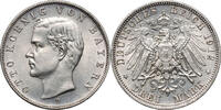 GERMANY (BAVARIA) 3 Mark 1912 D Otto VZ-ST 52,00 EUR  Excl. 15,00 EUR Verzending