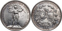 Switzerland 1859 5 francs, Schooting Festival, Zug ss+ 300,00 EUR  Excl. 25,00 EUR Verzending