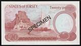 Non daté JERSEY - 20 POUNDS - SPECIMEN