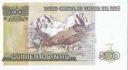 Pérou 500 Intis PERU - PICK 134 b - 500 INTIS - 26.06.1987 -