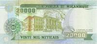 Mozambique 20.000 Meticais MOZAMBIQUE - PICK 140 - 20 000 METICAIS - 16/06/1999 -